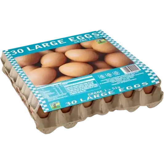 30 eggs 1 tray